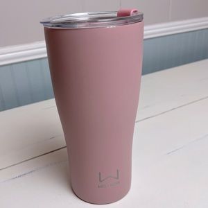 Wellness 30 oz. Rose pink metal tumbler